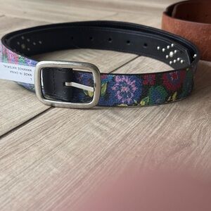 Floral Boho Patterned Women's Belt L
